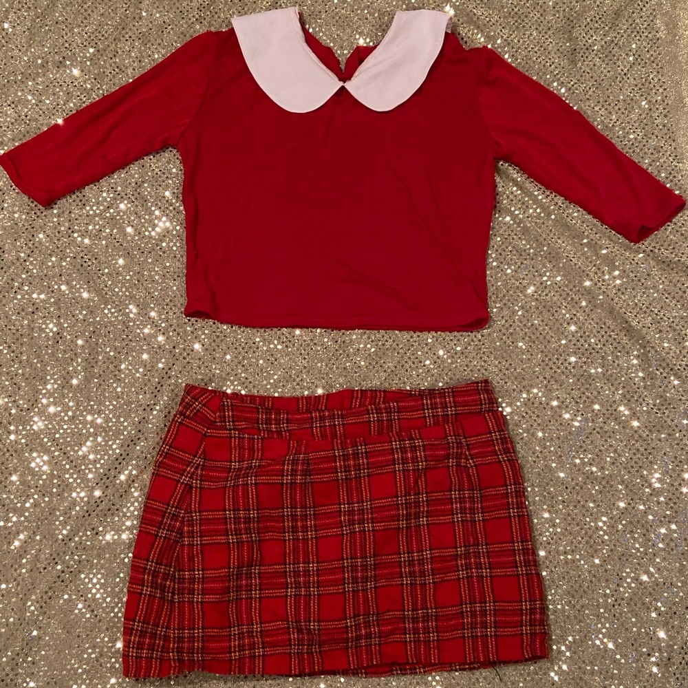 ❌❌ SOLD ❌❌ 
Red white school girl costume 🌹 - Picture 3 of 10